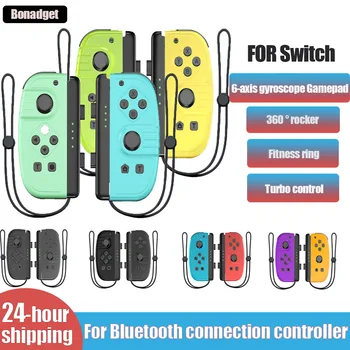 Joypad Kablosuz Denetleyici Nintendo Anahtarı Oyun Konsolu Aksesuarları Joystick Gamepad Kolu Kavrama L / R Kontrol Çift Titreşim