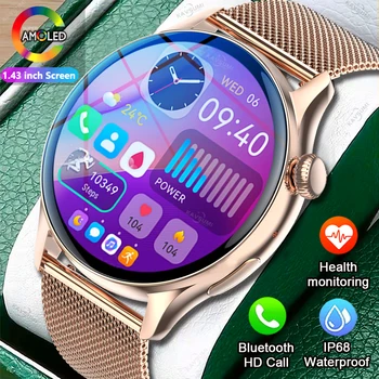 KAVSUMI akıllı saat Kadın Erkek Bluetooth Çağrı Her Zaman Ekran Zaman Kalp Hızı Spor Sağlık İzle IP68 Su Geçirmez Müzik Smartwatch