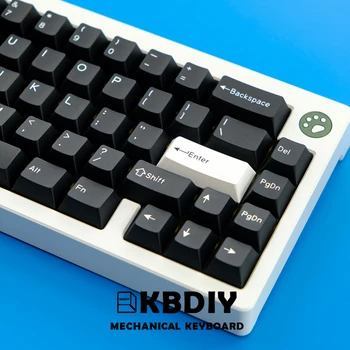 KBDıy 173 Tuşları / Set GMK Klavye Kiraz Profili Çift Atış PBT GMK WOB Keycaps DİY Özel Mekanik Klavye için ISO Kap Anahtar