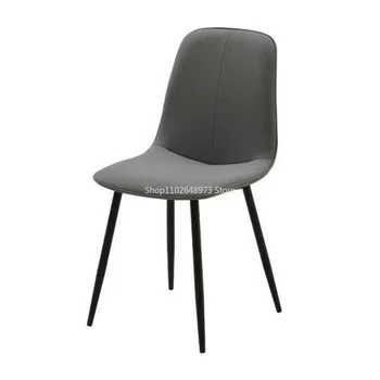 Kadife Mobil yemek sandalyeleri Accent Ergonomik İskandinav Katlanabilir yemek sandalyeleri Lüks Mutfak Tasarımcısı Sillas De Comedor Mobilya