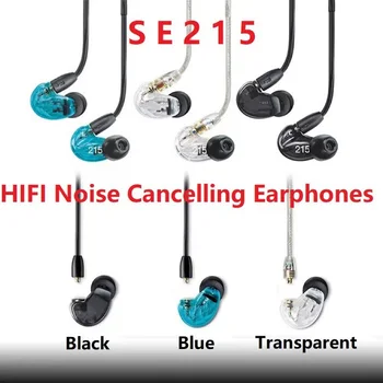 Kaliteli SE215 Earphons Hi-Fi stereo Gürültü Iptal 3.5 MM SE 215 kulak Detchabl Kulaklık kulakiçi Kutusu VS SE535 SE846