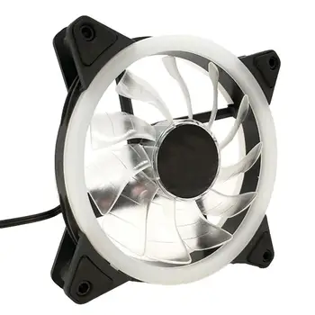 Kasa fanlar masaüstü kılıfları hava soğutucu soğutma PC Fan çok fonksiyonlu sessiz bilgisayar soğutma kasa fanı için ışıkları ile PC durumda