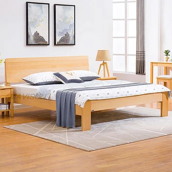 Katı ahşap Çocuk Yatakları Kayın Çift Depolama İskandinav Modern Çocuk Yatakları Yatak Odası Japon Tarzı Cama İnfantil Ev Mobilyaları