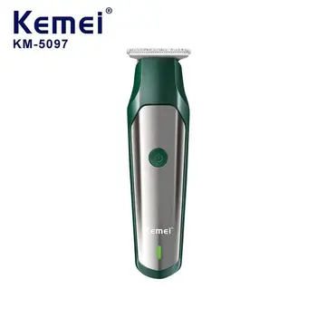 Kemei KM - 5097 elektrikli saç düzeltici sakal düzeltici erkekler için saç kesme tımar kiti USB