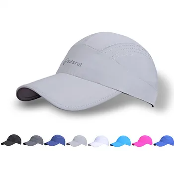 Klasik Hızlı Kuru Kap Nefes Baba Şapka Hafif beyzbol şapkası Strapback Şapka güneş şapkası Katı Kapaklar Siperliği