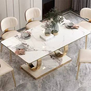 Klasik Tasarım Moda Popüler İskandinav Küçük Daire yemek masası Ve Sandalyeler Kombinasyonu Ev Yemek Mobilyaları GY50CZ