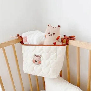 Kore Ayı Bebek makyaj çantası Taşınabilir bebek bezi çantası bebek nesneleri Organizatör Kullanımlık Pamuk Debriyaj Çanta Anne Makyaj Kozmetik Çantası