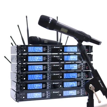 Kulaklık Mikrofon AS-9K Uhf Kablosuz Mikrofon Karaoke Sistemi