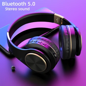 Kulaklıklar Kablosuz Kulaklık Bluetooth Kulaklık Stereo Katlanabilir Spor Kulaklık mikrofonlu kulaklık Handfree MP3 Çalar