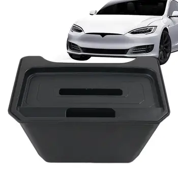 Kutusu Araba Depolama Tesla Modeli Y Araba Gövde Arka Merkezi Konsol saklama kutusu Organizatör Bölme Depolama Ve Sıralama Depolama