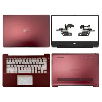 Kırmızı Laptop LCD arka kapak / Ön Çerçeve / Menteşeler / Palmrest / Alt Kasa İçin DELL Inspiron 14 5480 5485 5488 Dizüstü Bilgisayar kasası