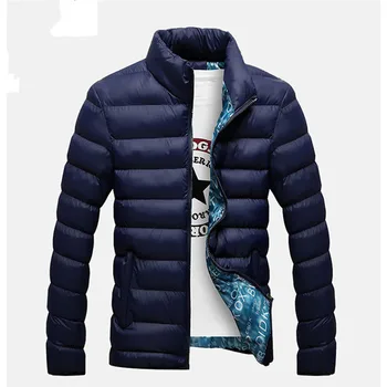 Kışlık ceketler Parka Erkekler 2023 Moda Sonbahar Sıcak Dış Giyim Marka İnce Erkek Mont Rahat Rüzgarlık Ceketler Erkekler M-4XL