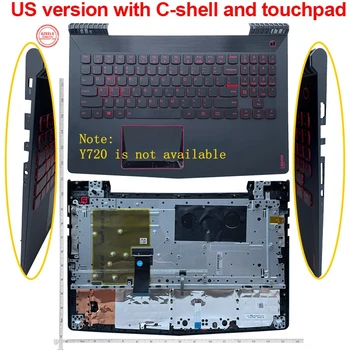 Laptop ABD Arkadan Aydınlatmalı klavye kılıf İçin lenovo Legion Y520 Y520-15 Y520-15IKB Palmrest klavye arkadan aydınlatmalı kırmızı