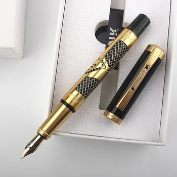 Lüks Metal 2033 Dolma Kalem İş Kırtasiye Ofis Malzemeleri Altın Mürekkep Kalemler Yeni