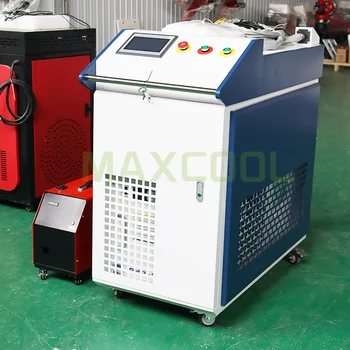MAXCOOL Şirket Fabrika Fiyat Fiber Lazer Temizleme Kaynak Kesme Makinesi Mini Kolay Kullanım