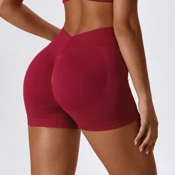 MODİTİN Yüksek Bel Seksi Ganimet Kaldırma Şort Tayt Kadınlar için 2023 Güzel Renkler Spor Dikişsiz Sıkı Sıcak pantolon egzersiz kıyafeti