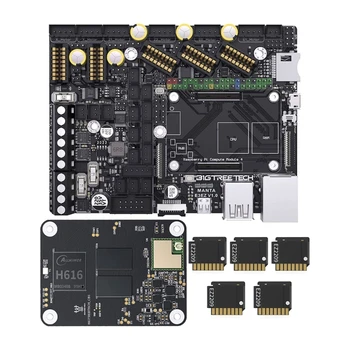 Manta E3EZ Sessiz kontrol panosu CB1V2. 2 + EZ2209 5 Step Motorlar Dört çekirdekli 64bit ARM-Cortex-A53 1.5 GHz Profesör X3UF