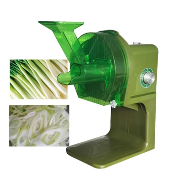 Masaüstü Küçük Yeşil Soğan Kesme Makinası Ev Ticari Sebze Kesici Makinesi