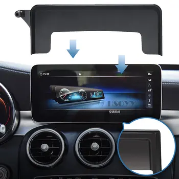 Mercedes Benz C V GLC Sınıfı W205 W206 W447 X253 ön panel tutucu GPS telefon tutucu Ekran Sabit Klip Kelepçe Standı Araba