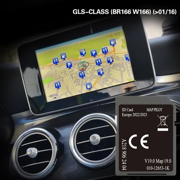Mercedes GLS-CLASS için (BR166 W166) (01/16) 32 GB Navigasyon SD Harita Avrupa Kartı