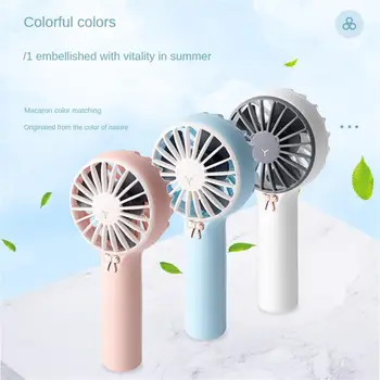Mini el fanı USB Şarj Edilebilir Güçlü Rüzgar Elektrikli Fanlar Taşınabilir Açık Seyahat Soğutma Fanı Hava Soğutucu Cep Fanı