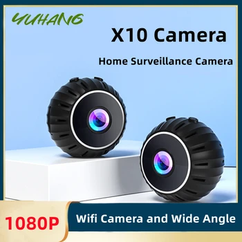 Mobil Kamera Lensi X10 Kamera HD Cctv Lens Mini Açık Spor 1080P Kızılötesi Gece Görüş Akıllı Kamera Çocuk Telefonu Ev