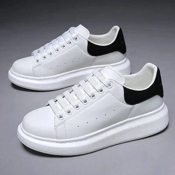 Moda Marka Beyaz ayakkabı Sneakers Erkekler Kadınlar için Espadrilles Platformu Rahat spor ayakkabı Vulkanize Ayakkabı Erkekler Zapatos Hombre
