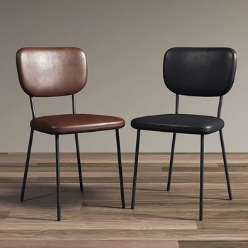 Modern Lüks yemek sandalyeleri Tasarım Ev Arkalığı İskandinav Makyaj yemek sandalyeleri Yatak Odası Sillas Comedor Ev Mobilyaları WZ50DC
