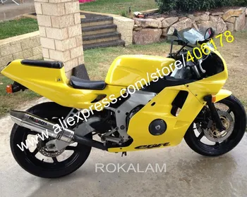 Motosiklet Honda CBR250RR MC22 1990 1991 1992 1993 1994 MC 22 90-94 CBR 250RR Sarı Kaporta (Enjeksiyon Kalıplama)