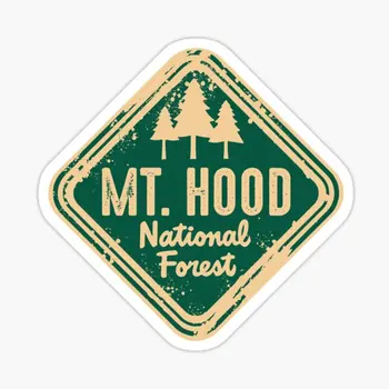Mt Hood Ulusal Orman 5 ADET Araba Çıkartmaları Arka Plan Su Şişeleri sanat dekoru Tampon Duvar Baskı Bagaj Komik Motosiklet