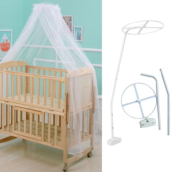 Net Standı sivrisinek ağı Asılı cibinlik Tutucu Standı Bebek Çocuk Odası için Sivrisinek Bar Çerçeve Saray Tarzı Beşik