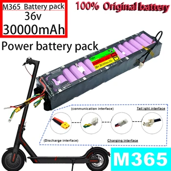 Orijinal 36V lityum iyon batarya Paketi, 10s3p, 36V, 40ah, Dahili BMS, M365 Elektrikli Araçlar, Scooterlar Vb. İçin Uygundur