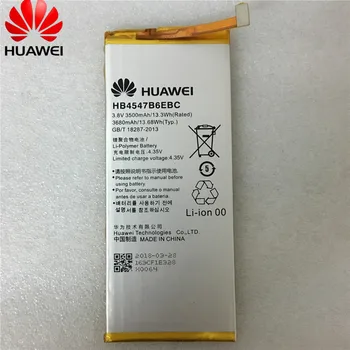 Orijinal HB4547B6EBC Onur 6 Artı telefon pil İçin Huawei Onur 6 Artı 6 artı PE-TL20 PE-TL10 PE-CL00 PE-UL00 HB4547B6EBC