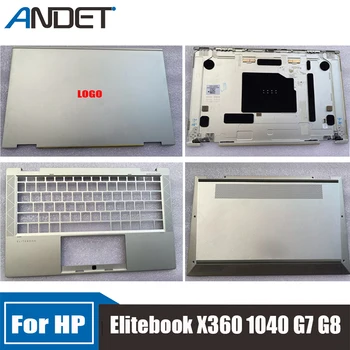 Orijinal HP Elitebook X360 1040 G7 G8 Gümüş Ekran arka kapak Üst Kılıf Arka Kapak Klavye Çerçeve Palmrest Alt Kapak Kabuk