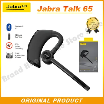 Orijinal Jabra Konuşma 65 Kablosuz Mono Bluetooth Kulaklık ile 2 Gürültü İptal İş Kulaklıklar Handsfree Talk65 Kulaklık
