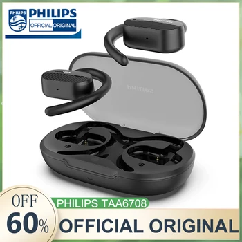 Orijinal Philips TAA6708 Kulaklık gerçek kablosuz bluetooth 5.3 Kulaklık Açık spor kulaklıkları HİFİ Stereo HD Çağrı Kulakiçi 650 mAh