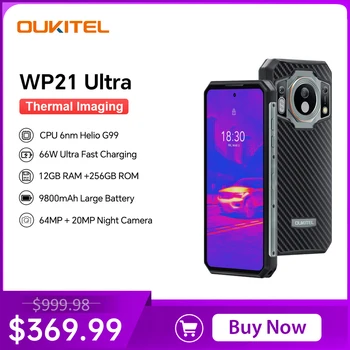 Oukıtel WP21 Ultra Sağlam Telefon 6.78 ' FHD + 9800mAh 12GB 256GB cep telefonu 64MP G99 120 Hz Cep Telefonu 66W