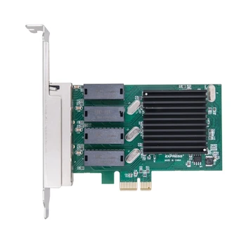 PCIE 4-port Gigabit Ağ Kartı Desteği Güç Yönetimi Şartname Yüksek Speed1000mbps Veri İletim Hızı