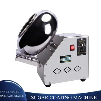 Parlatma makinesi Küçük Kaplama Makinesi Ticari Geleneksel Çin Tıbbı Haddeleme Şeker Kaplama Yuvarlama Makinesi