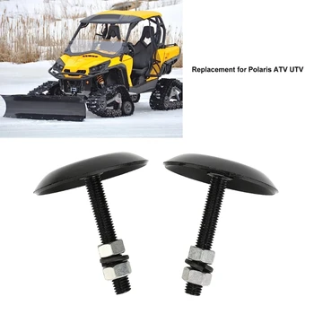 Paslanmaz DualPoint İletişim Kar Küreme Skid Ayakkabı 2 adet Çelik SportsmanRanger ATV UTV ıçin Fit Set 2873423