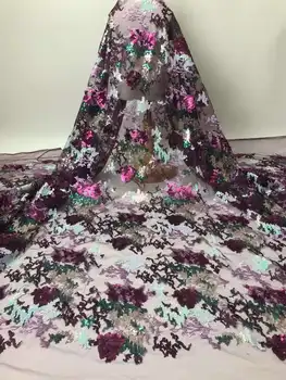 Pullu Dantel Afrika Payetler Dantel Kumaş 2023 yüksek kaliteli dantel Fransız Dantel Kumaş Örgü Nijeryalı Dantel Kumaşlar düğün elbisesi