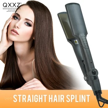 QXXZ Profesyonel Demir saç düzleştirici saç koruma Ateli Peruk Doğrultma Büküm Sıcaklık Ayarı Kalıplama Aracı