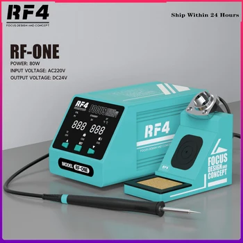 RF4 LED Dijital Lehimleme İstasyonu Sıcak hava tabancası Rework İstasyonu Elektrikli havya Telefon PCB IC SMD BGA Kaynak Onarım Aracı