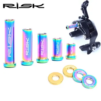 RISK M6x10 15 20 25 30 40mm Titanyum Yol Bisikleti C Fren Kaliperleri Cıvata Shimano 105/ULTEGRA/DURA ACE Bisiklet disk fren Vidalar