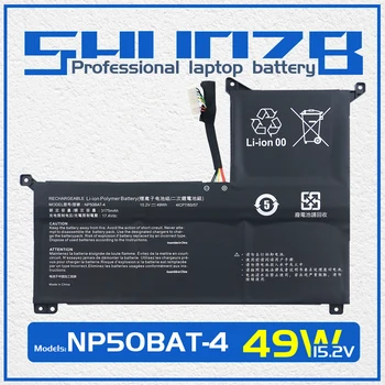 SHUOZB NP50BAT-4 Laptop Batarya İçin Machenike F117-7 İçin SCHENKER XMG Odak 16 GİGABYTE G7 KE İçin RENKLİ X15 AT 15.2 V 49Wh