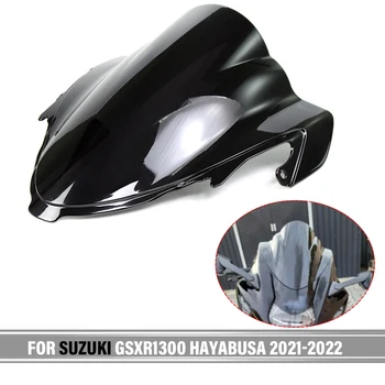 SUZUKİ Hayabusa için GSXR1300 GSXR 1300 2021 2022 Siyah Motosiklet Cam Ön Cam Ekran Fairing GSX-R GSX-R1300