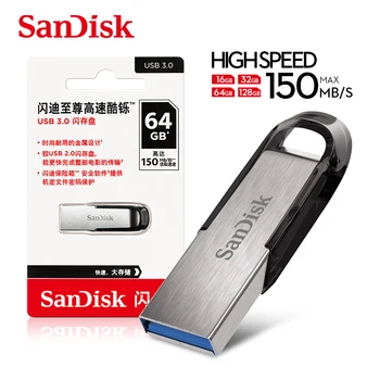 SanDisk CZ73 USB 3.0 Flash Sürücü 128GB 64GB 32GB hafıza belleği Kalem Sürücüler Flashdisk U Disk bellek sopa depolama aygıtı PC için