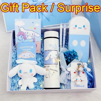 Sanrio Cinnamoroll hediye seti doğum günü hediyesi kutusu kız arkadaşı göndermek Noel Hatıra çocuk öğrenci severler Hediye sevimli Karikatür kawaii