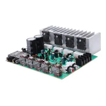 Ses amplifikatörü Kurulu Hıfı Dijital Yankı güç amplifikatörü 250W X 2 2.0 Ses Preamp Arka Amplifikasyon Ton Kontrolü İle