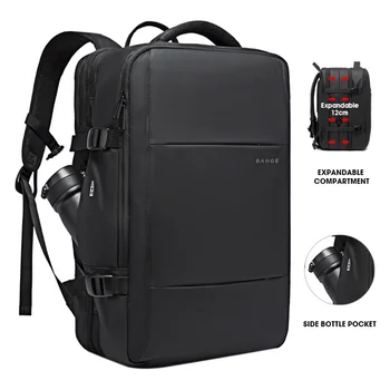 Seyahat sırt çantası Erkekler İş Estetik Sırt Çantası Okul Genişletilebilir USB Çantası Büyük Kapasiteli 17.3 Dizüstü Su Geçirmez moda Sırt Çantası
